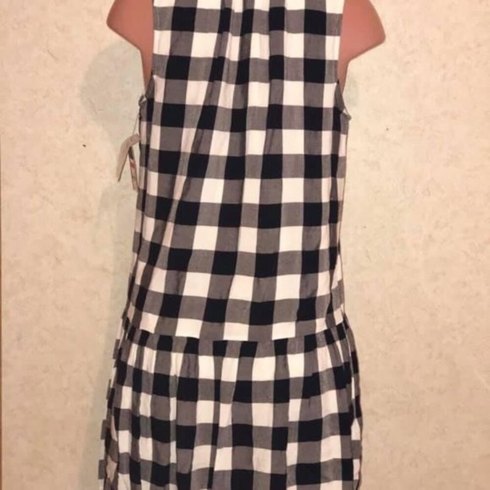 Crown & Ivy - Mini Women Dress Blue & withe Sleeveless New Size X-Small - Picture 9 of 11